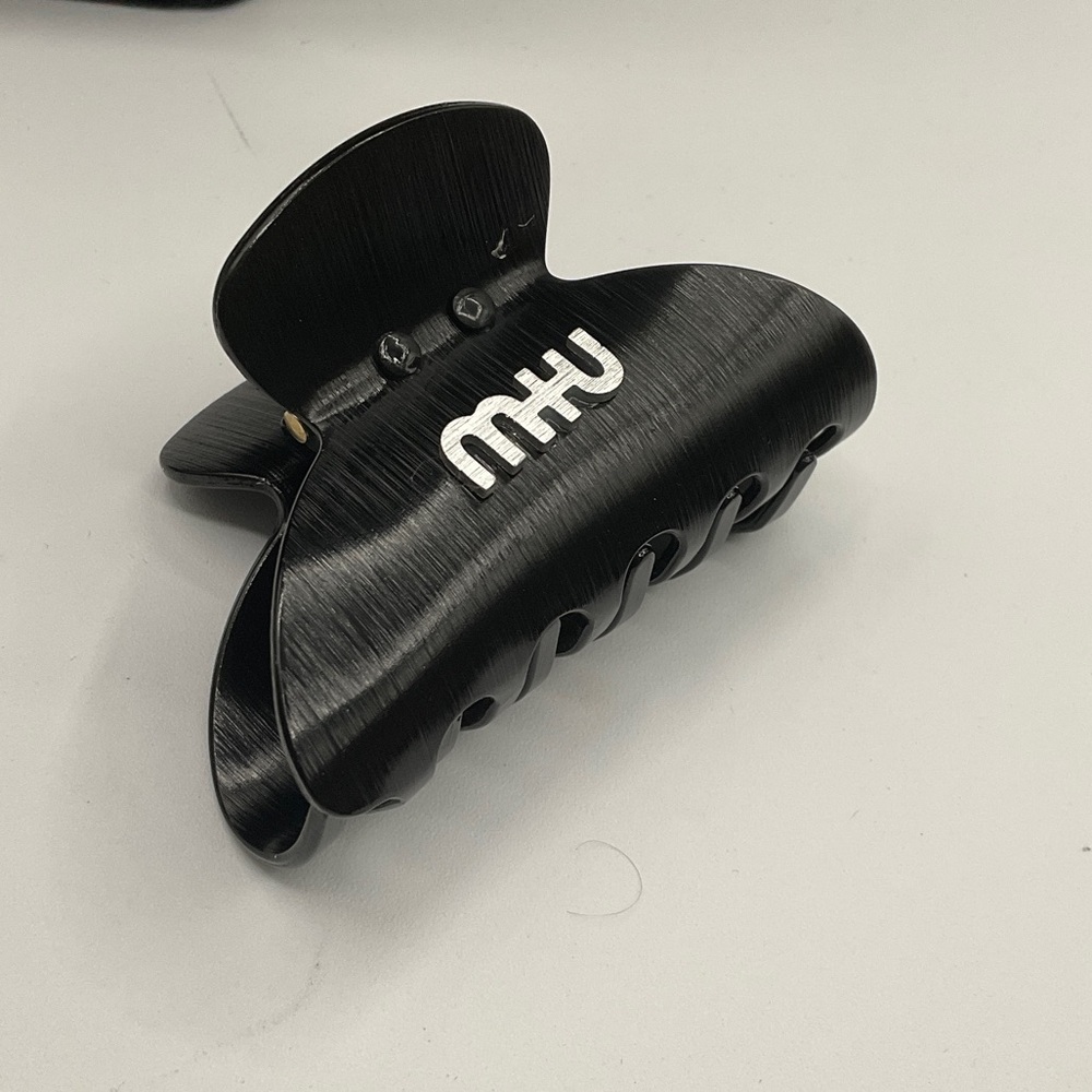 Miu Miu Black Hair Claw Clip